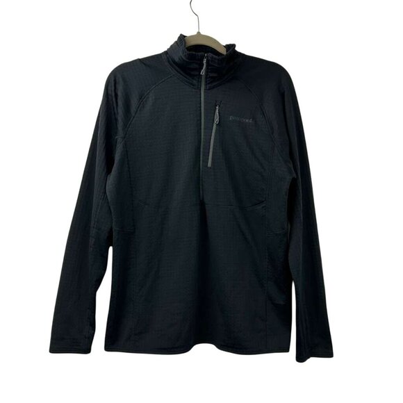 Patagonia Men's L Polartec Grid Fleece 1/2 Zip Pullover Black Long Sleeve Jacket - Picture 10 of 15